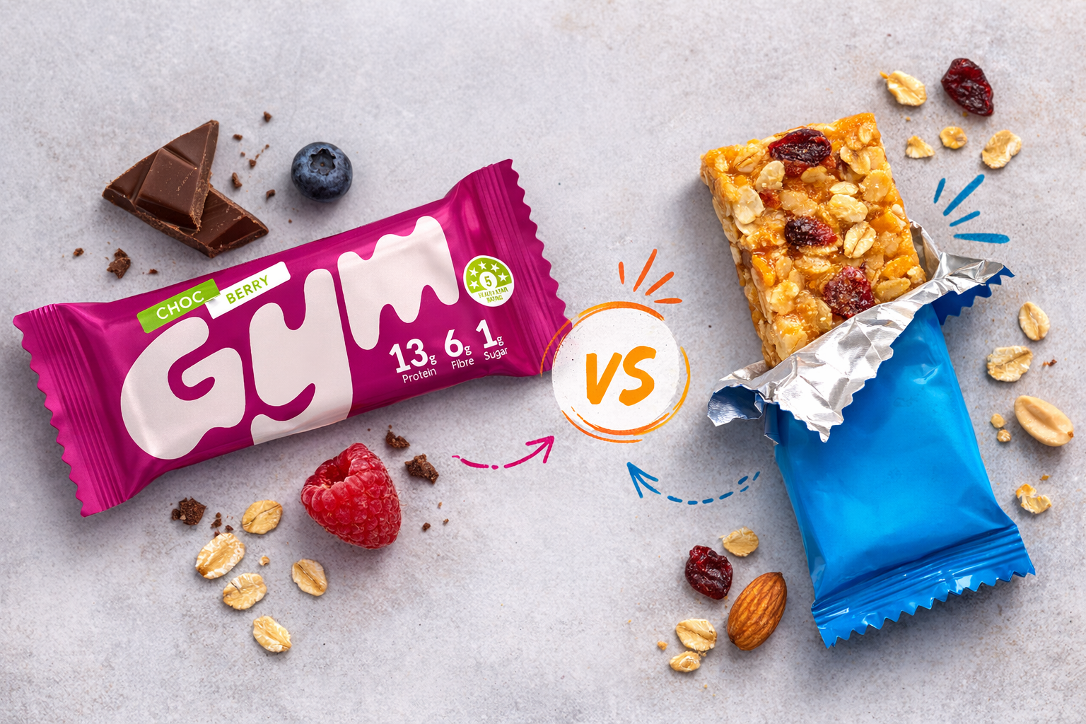 Protein Bars vs Energy Bars: What’s the Difference?