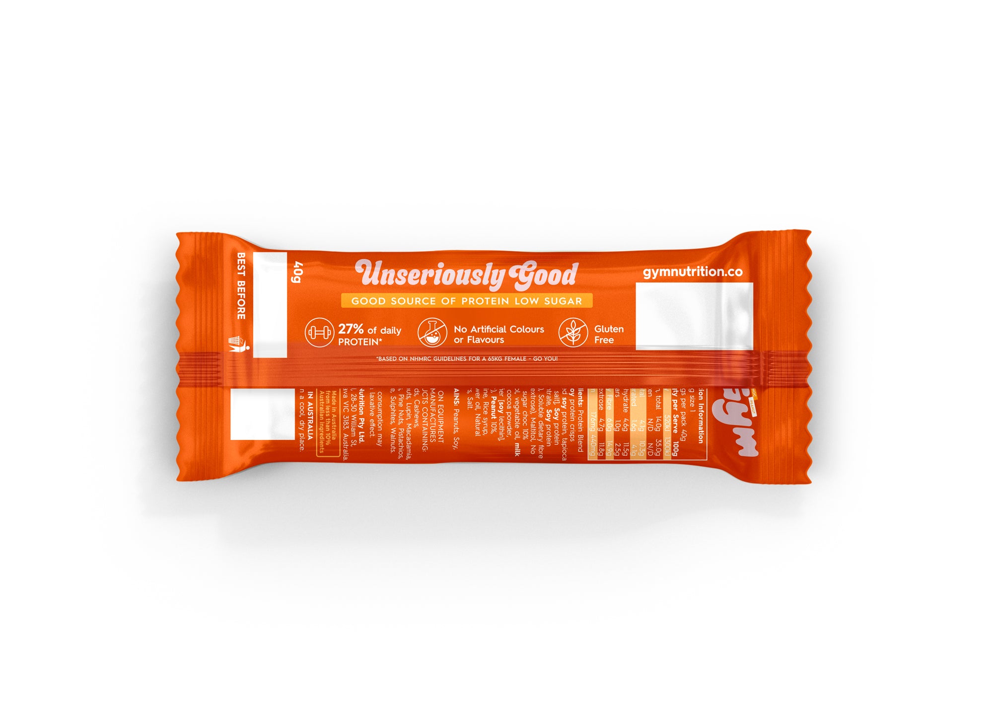 Choc Peanut Protein Bar